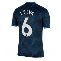 Chelsea Thiago Silva #6 Vonkajší futbalový dres 2023-24 Krátky Rukáv